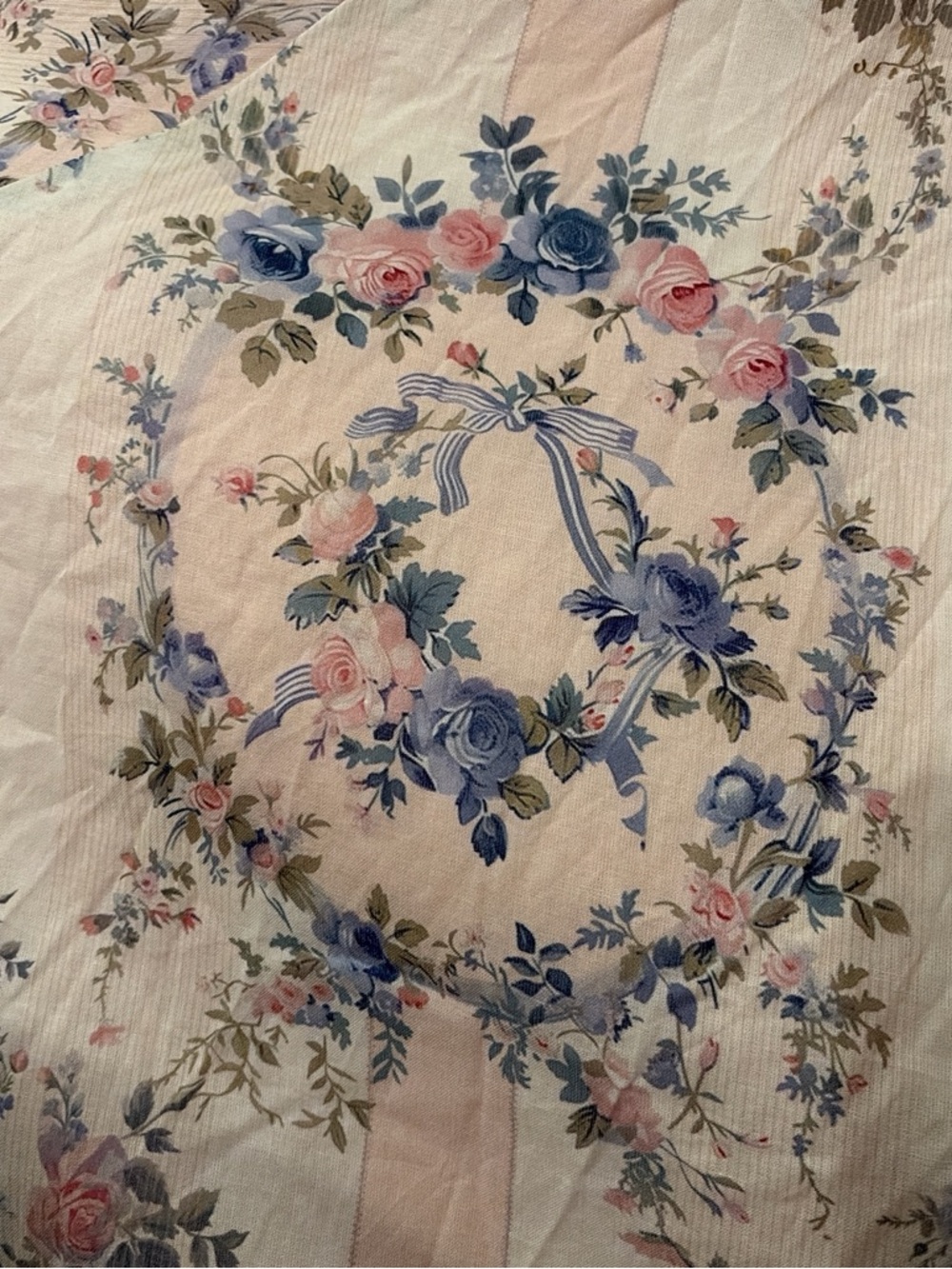 Selkie Bridgerton Francesca Countryside Pink Floral Maxi Dress with Puff Sleeves - Picture 4 of 7